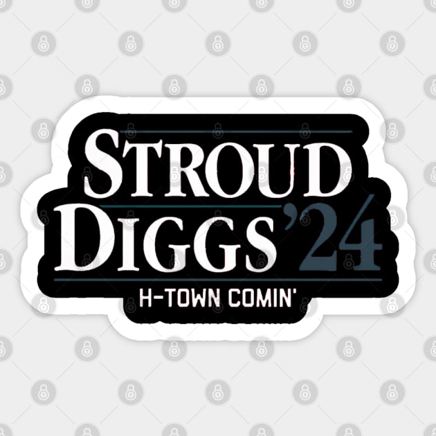 Stefon Diggs - C.J. Stroud '24 Sticker by artbygonzalez